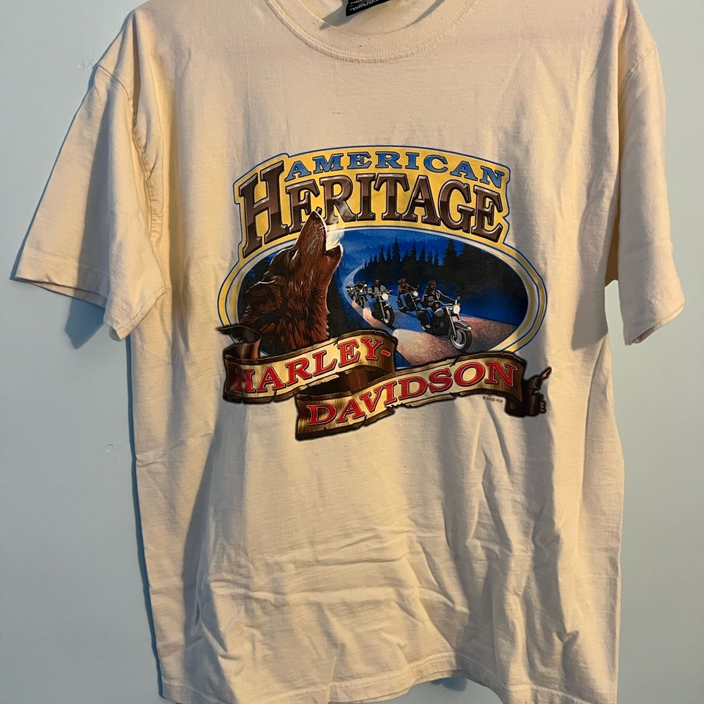 Harley-Davidson American Heritage Cream Tee